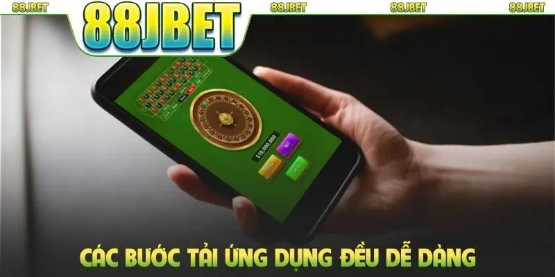 Các bước tải ứng dụng đều dễ dàng