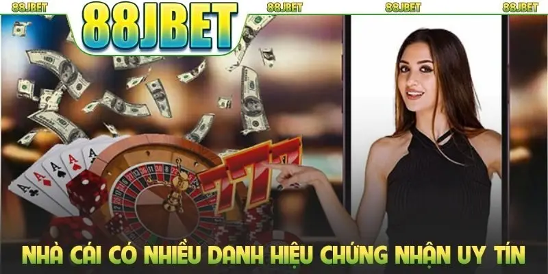 Nhà cái có nhiều danh hiệu chứng nhận uy tín