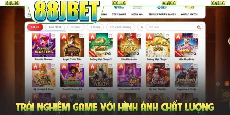 PG Nổ Hũ: Nhà Cung Cấp Slot Đổi Thưởng Nên Chơi Tại 88jbet 2 Trải nghiệm game với hình ảnh và âm thanh chất lượng